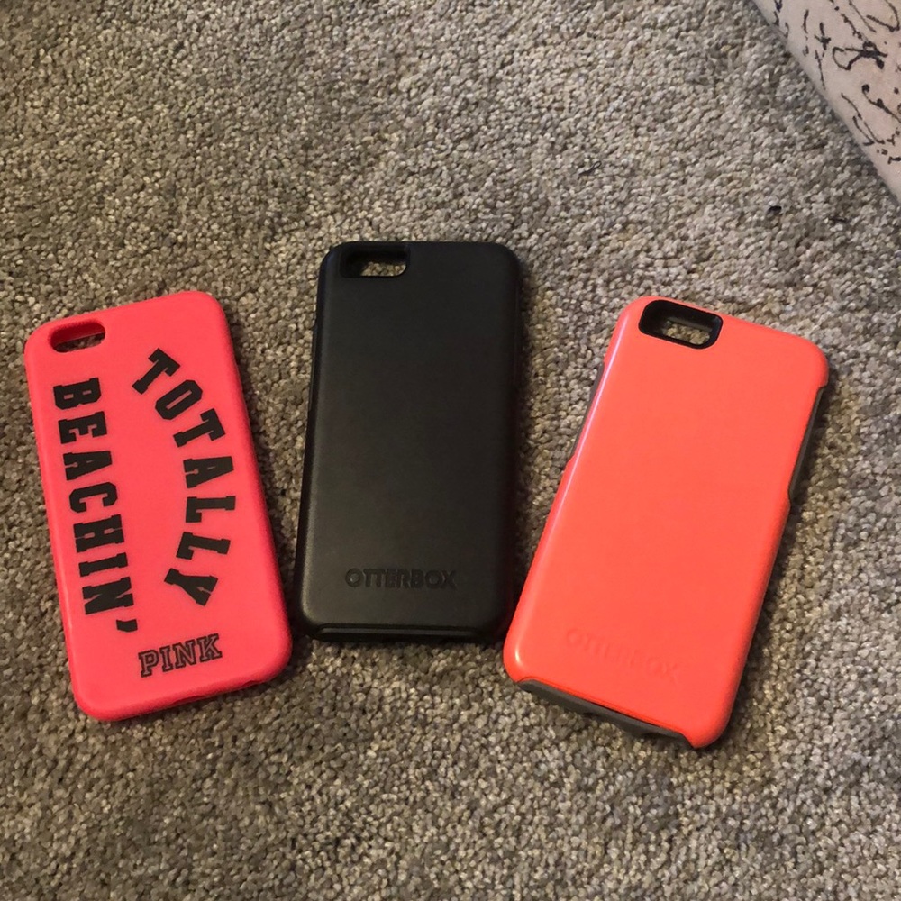 iPhone 6 cases. Otter box & pink